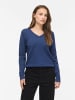 Vila Strickpullover in Navy Peony1