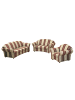 58 aufm Kessel SOFAGARNITUR 3-2-1 Kama Chenille rot