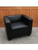 MCW 3-1-1 Couchgarnitur Lille, Kunstleder, schwarz