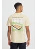 BLEND Rundhalsshirt BHVAGO in Natur