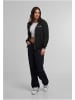 Mister Tee Hoodie "Rise & Slay Ladies Fluffy Zip Hoody" in Schwarz