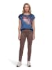 Betty Barclay Kunstleder-Hose mit elastischem Bund in Muskat