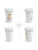 Mr. & Mrs. Panda Tumbler Mops Krone mit Spruch in Weiß