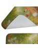 Mr. & Mrs. Panda Badezimmerteppich Hase Igel Design ohne Spruch in Weiß