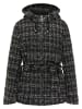 DreiMaster Vintage Winterjacke in Schwarz Weiss