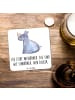 Mr. & Mrs. Panda Bierdeckel Einhorn Nashorn mit Spruch in Weiß