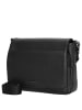 Mandarina Duck Mellow Leather - Umhängetasche 22 cm (nero) in nero