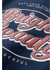 Swirly Women Sweatshirt in Navy