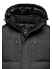 Humy Winterjacke warm gefüttert Kapuze in Dunkelgrau