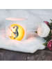 Mr. & Mrs. Panda Windlicht Pinguin Mond ohne Spruch in Transparent