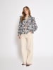 Peppercorn Bluse in Limestone Gray Print