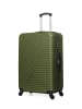 WAVE PARIS Großer Hartschalenkoffer LENA in Khaki (95L)