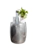 KADIMA DESIGN Beistelltisch Metall | Orient-Style, 38,5cm, Hammerschlag in Silber