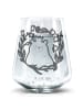 Mr. & Mrs. Panda Trinkglas Bär Königin ohne Spruch in Transparent