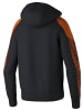 erima Kinder Trainingsjacke Mit Kapuze in schwarz/orange