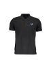 GianMarco Venturi Schwarz Baumwolle Herren Polo Hemd