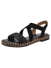Tamaris Sandale in BLACK