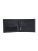 oxmox Leather Geldbörse RFID Schutz Leder 12 cm schwarz-freedom cross