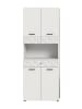 ebuy24 Hochschrank Prisma Weiß 70 x 34 cm