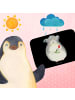 Mr. & Mrs. Panda Badematte Chinchilla Blume ohne Spruch in Schwarz