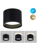 näve LED Spot "TRIOS" in schwarz - (L)10 cm x (B)10 cm x (H)9 cm - EEK G