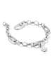 Thomas Sabo Charm-Armband Mit Drei Connect Links in silber