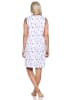 NORMANN Nachthemd Strandkleid Maritimer Look - 85938 in weiss