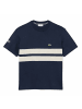 Lacoste Rundhals T-Shirt für Herren in marineblau