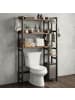 relaxdays Toilettenregal in Weiß – (B)80 x (H)161 x (T)24 cm