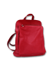 Toscanto Leder Cityrucksack Toscanto Tasche rot ca. 30cm