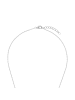 Amor Kette mit Anhänger Silber 925, rhodiniert, Perlmutt in Silber