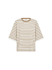 soyaconcept T-Shirt in braun weiß - 0001