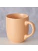 Boltze Keramik Becher Pastell in hellorange
