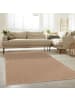 KADIMA DESIGN Teppich Kurzflor Unifarben Wohnzimmer in Beige