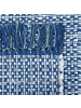 Beliani Kurzflor BESNI in Blau - (W) 80 x (H) 1 x (L) 150 cm