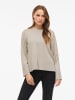 Vila Strickpullover in Silver Gray