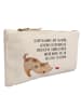 Mr. & Mrs. Panda Beauty Bag Hund Marienkäfer mit Spruch in Weiß