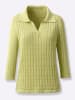 WITT WEIDEN Polopullover in pistazie