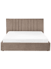 Beliani Doppelbett TARASCON in Beige - (W) 178 x (H) 103 x (L) 214 cm