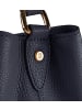 Lazarotti Bologna Leather Crossbody Beuteltasche Leder 25 cm in navy