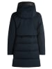 AMBER & JUNE Wintermantel mit Kapuze in Dunkelblau