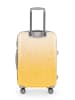 suitline mittelgroßer Hartschalen-Koffer Check-In Reisekoffer Trolley TSA 68L in Safari Sunrise