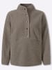 Heine Fleece-Shirt in taupe