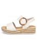 Gabor Fashion Plateau-Sandalette in creme