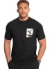 STHUGE Kurzarm T-Shirt in schwarz