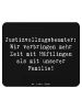Mr. & Mrs. Panda Mousepad Spruch Justizvollzugsbeamte Zeit mit S... in Schwarz