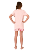 NORMANN Shorty kurzarm Schlafanzug Sterne - 74276 in rose