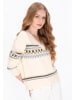DreiMaster Women Sweater in offwhite