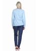 NORMANN Pyjama Schlafanzug lang Tupfen - 77394 in hellblau