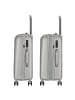 Polestream Moonrock 4 Rollen Kofferset 3-teilig mit Dehnfalte silver brushed